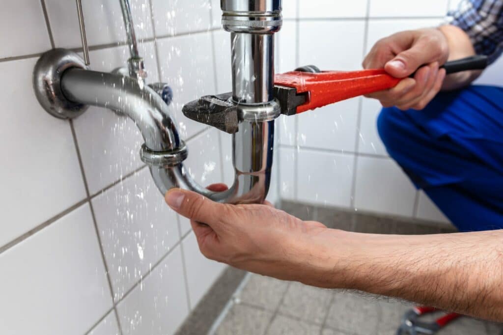 leaking pipe